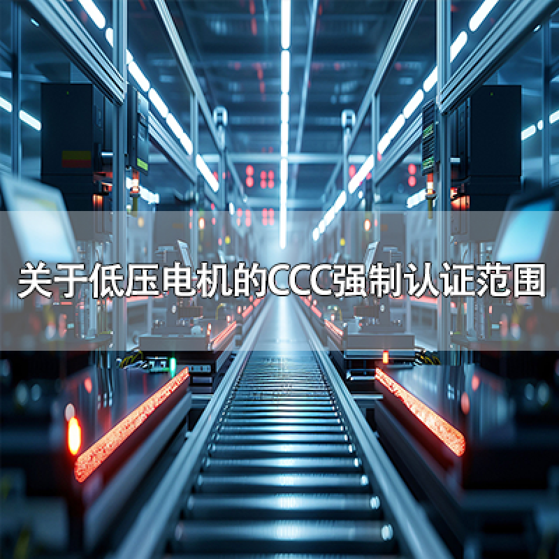 關于低壓電機的CCC強制認證范圍